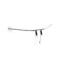 1-1/2" chrome handlebar with indents and has 3-1/2" bolt centers for 1/2" x 13 thread.