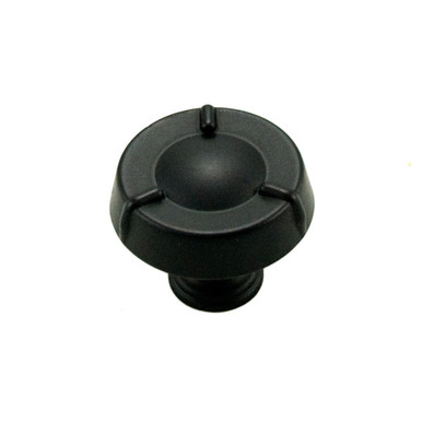 1 1/2" Circle w/ Three Lines Knob (RKICK127BL)