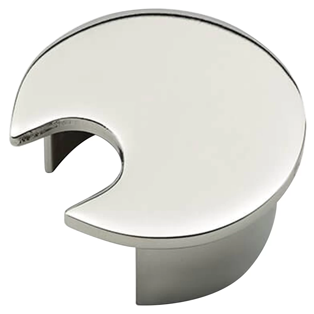 1-1/2" Desk Grommet for 1-1/4" Hole, Polished Chrome