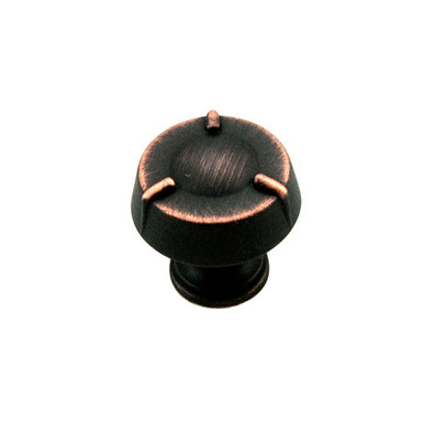 1 1/4" Circle w/ Three Lines Knob (RKICK126VB)
