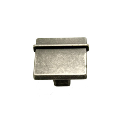 1 1/4" x 1 1/4" Square Knob (RKICK131WN)