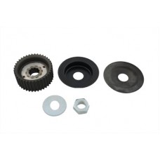 BDL 8mm belt drive 39 tooth front pulley will accept a 1-1/2" belt. Tapered style with key way.