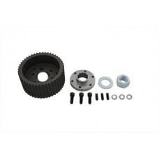 BDL 8mm belt drive front pulley will accept a 2" belt.