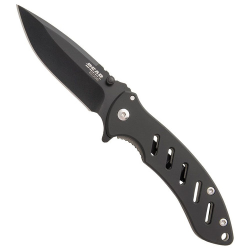 Bear Edge Brisk 1.0 Frame Lock Folder, Black Spear Point Blade