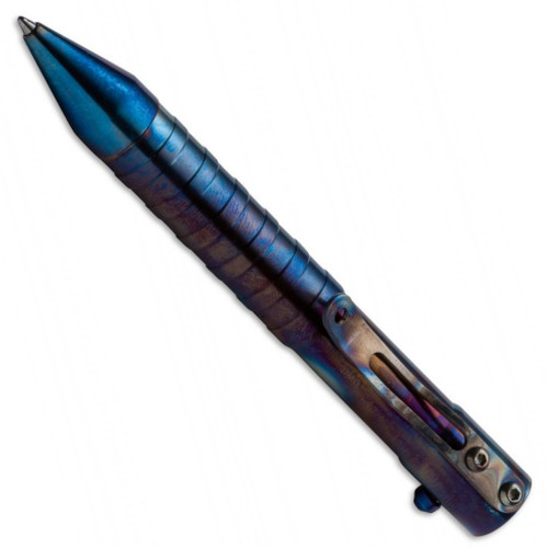 Boker Plus K.I.D. Cal .50 Titanium Tactical Pen, Flamed Finish