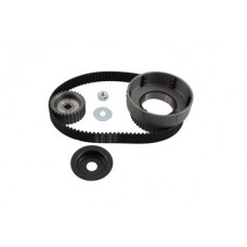 Kit includes a 1-1/2" belt, 31 tooth drilled and tapped front pulley, clutch basket, nut and washer for kickstart models.