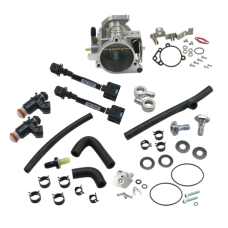 S&S Throttle Body, Kit, Single Bore, Delphi, w/ Fuel Rail, 58mm, Natural, 2001-2005 bt 106-4407