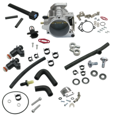 S&S Throttle Body, Kit, Single Bore, Delphi, w/ Fuel Rail, 58mm, Natural, 2006-Up bt Except 08-Up Tourin 106-4408