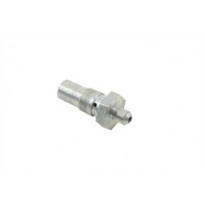 Zinc petcock shutoff fuel rod seat with 1/2"-20 and 3/4"-18 external threads.