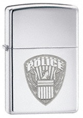 Zippo Lighter Police Emblem, ZO24702