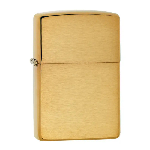 Zippo Regular Brush Finished Brass WO/SB Lighter