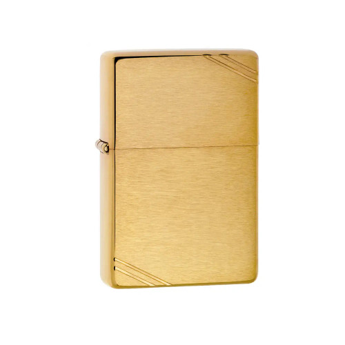 Zippo Vintage Brush Finish Brass
